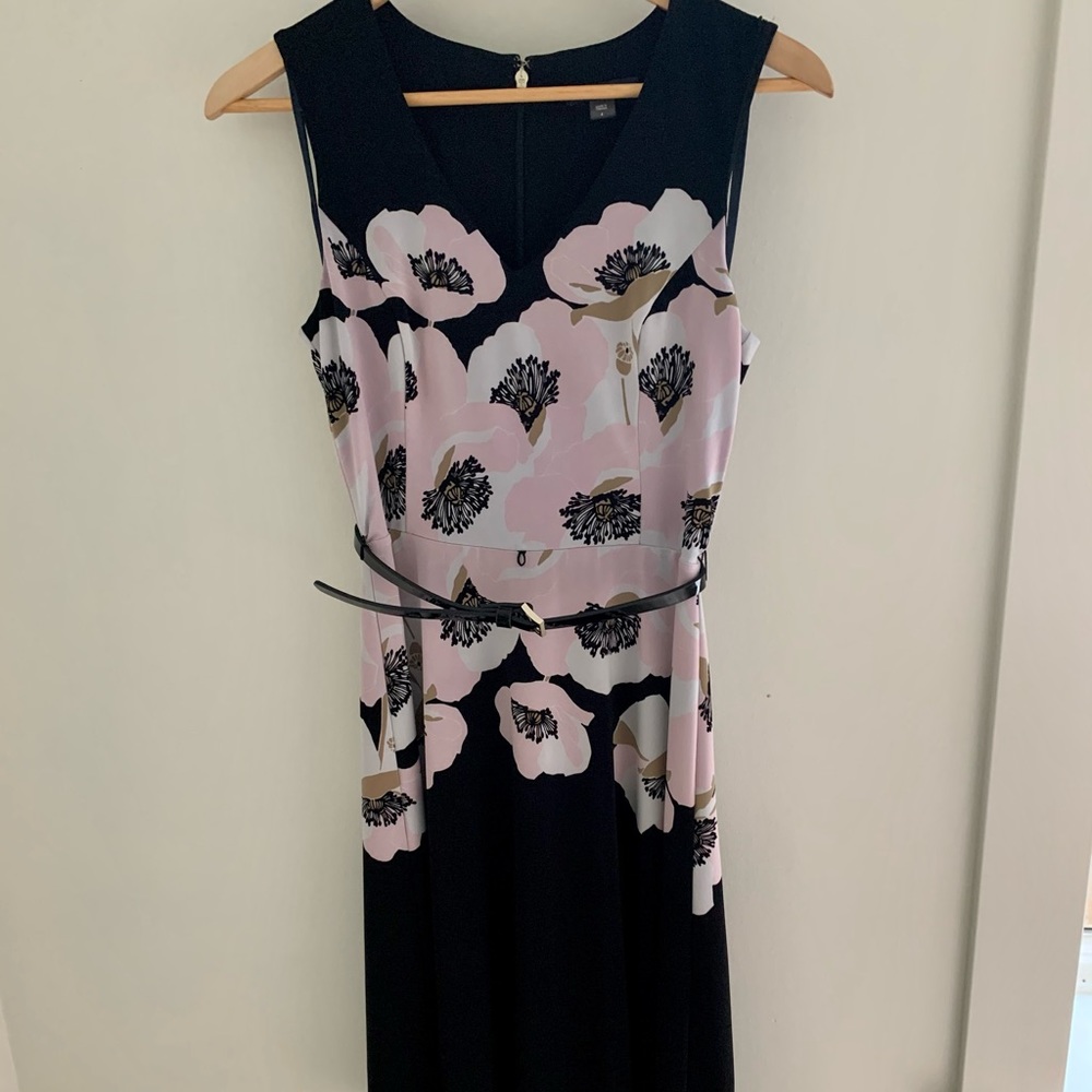 TOMMY HILFIGER floral belted dress
